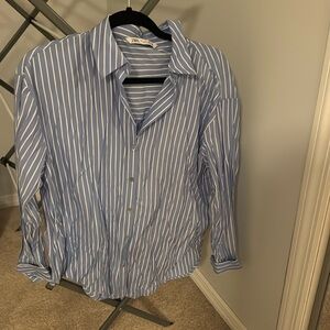 Zara blue button down